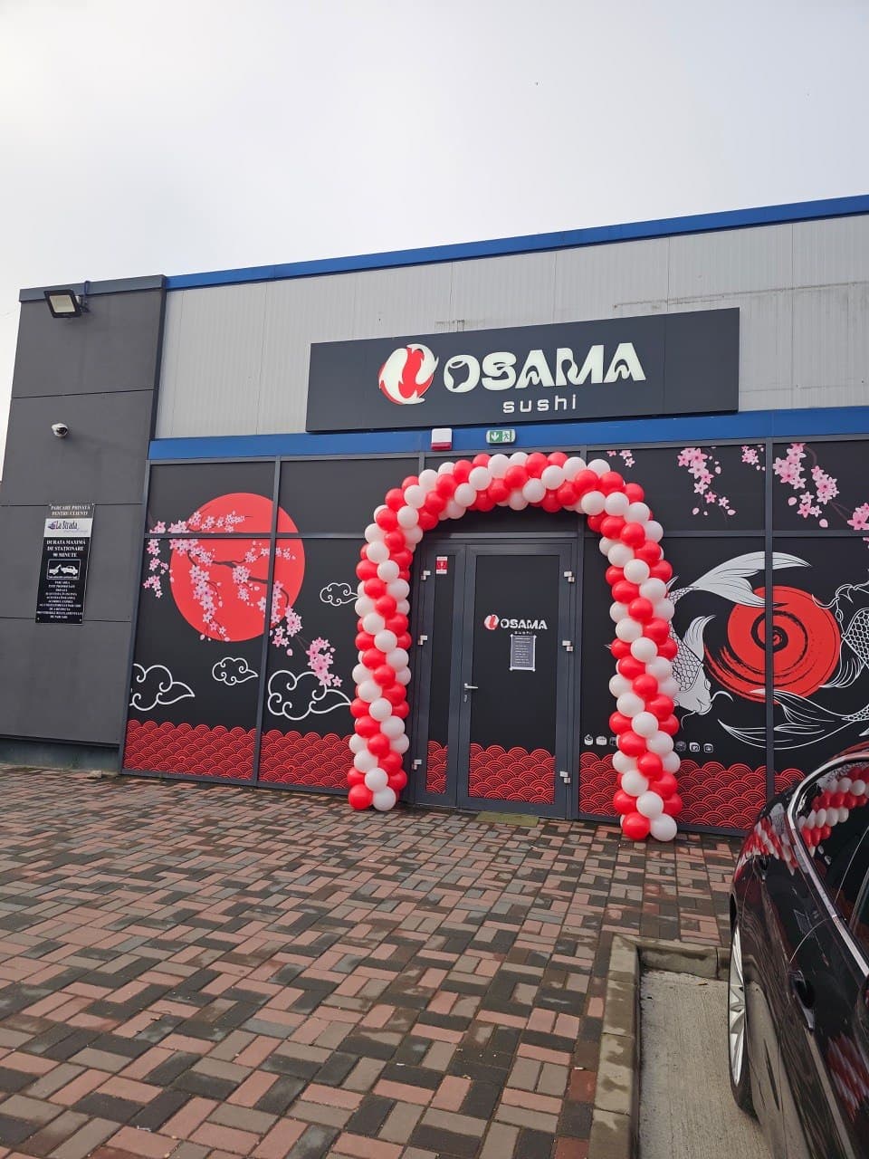 OSAMA Sushi exterior facade full perspective