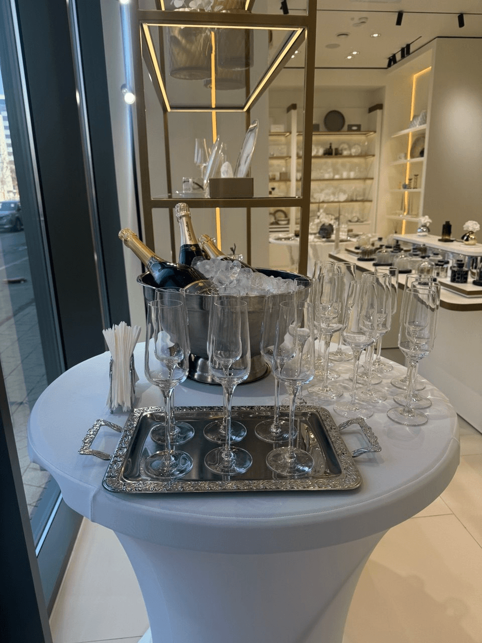 Flagship store opening day and executive merchandising launch