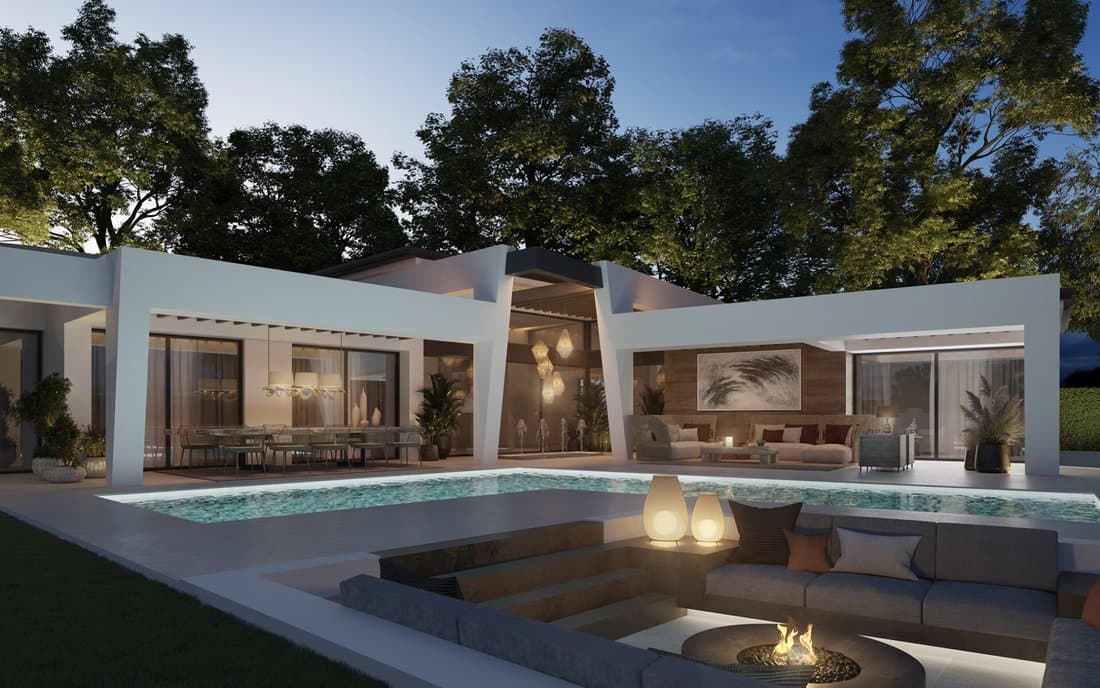 Very Unique Off Plan 5 Bedroom Villas Located In In Estepona, Andalusia, Spain