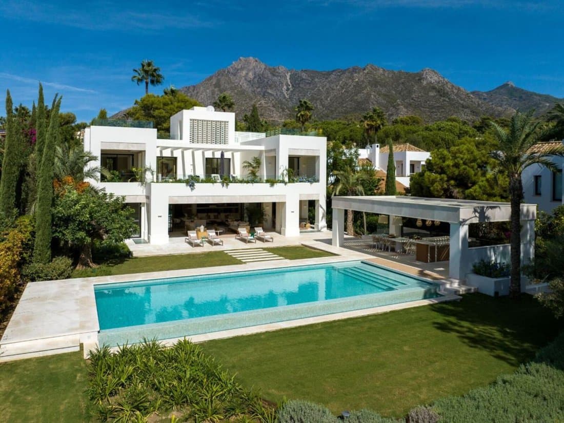 The Golden Mile House Detached Villa In Puerto Banus, Marbella, Spain