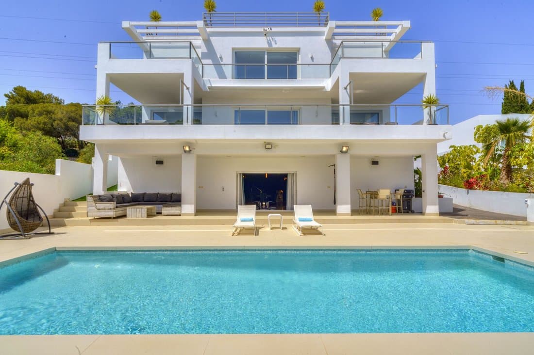 Modern Villa With Sea Views In El Rosario In Marbella, Andalusia, Spain