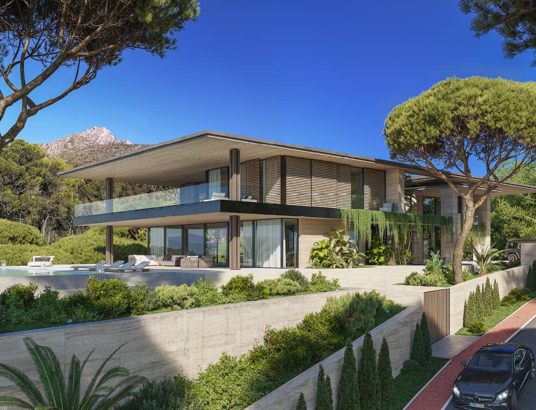 A Sanctuary Of Serenity Nestled In The Heart Of In Marbella, Andalusia, Spain