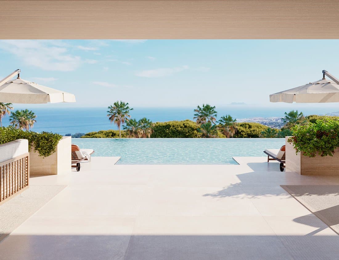 A Sanctuary Of Serenity Nestled In The Heart Of In Marbella, Andalusia, Spain