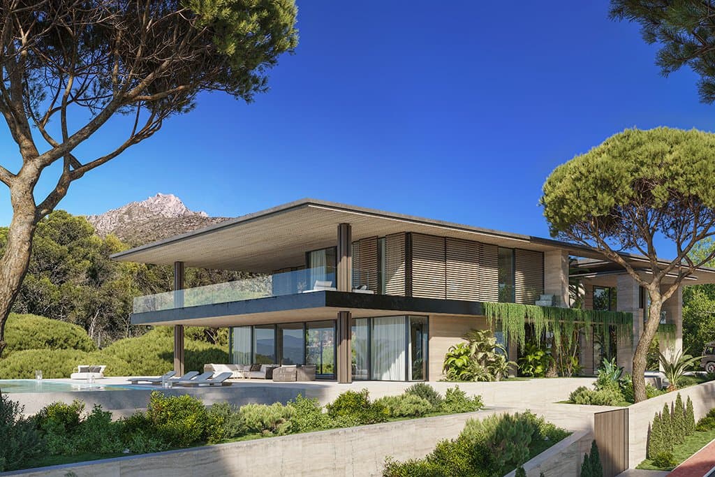 A Sanctuary Of Serenity Nestled In The Heart Of In Marbella, Andalusia, Spain