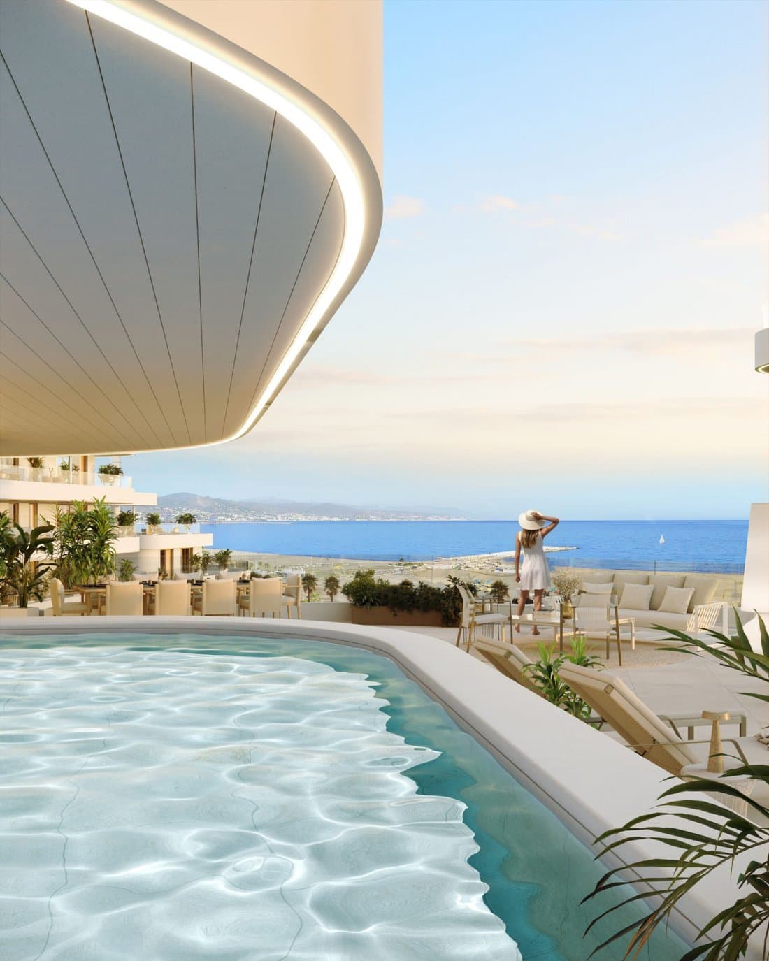 Stunning Málaga Beachfront Duplex Penthouse With In Centro, Malaga, Spain