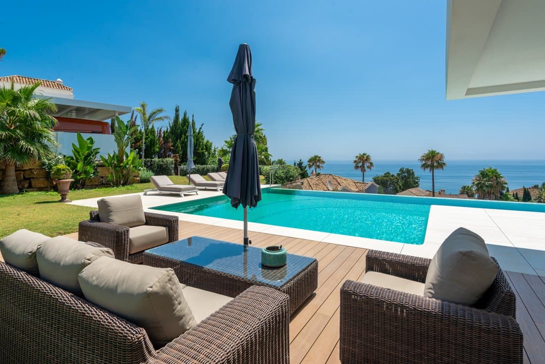 Luxury Villa With Panoramic Sea Views In La In Manilva, Andalusia, Spain