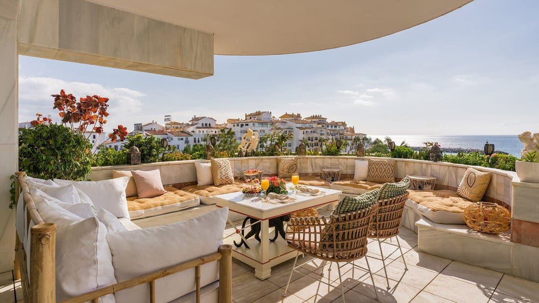 Unique Frontline Beach Penthouse Triplex With In Marbella, Andalusia, Spain