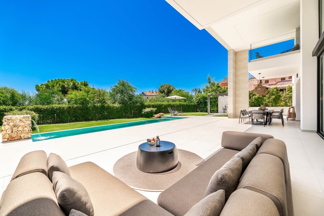 Sleek Contemporary Villa In Cascada De In Sierra Blanca, Marbella, Spain