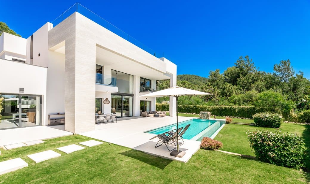 Sleek Contemporary Villa In Cascada De In Sierra Blanca, Marbella, Spain