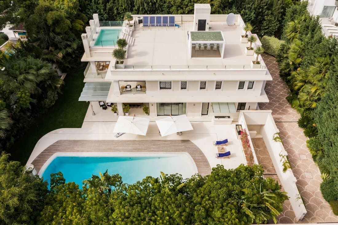 Exceptional Beachside Villa With Rooftop Pool For In Marbella, Andalusia, Spain