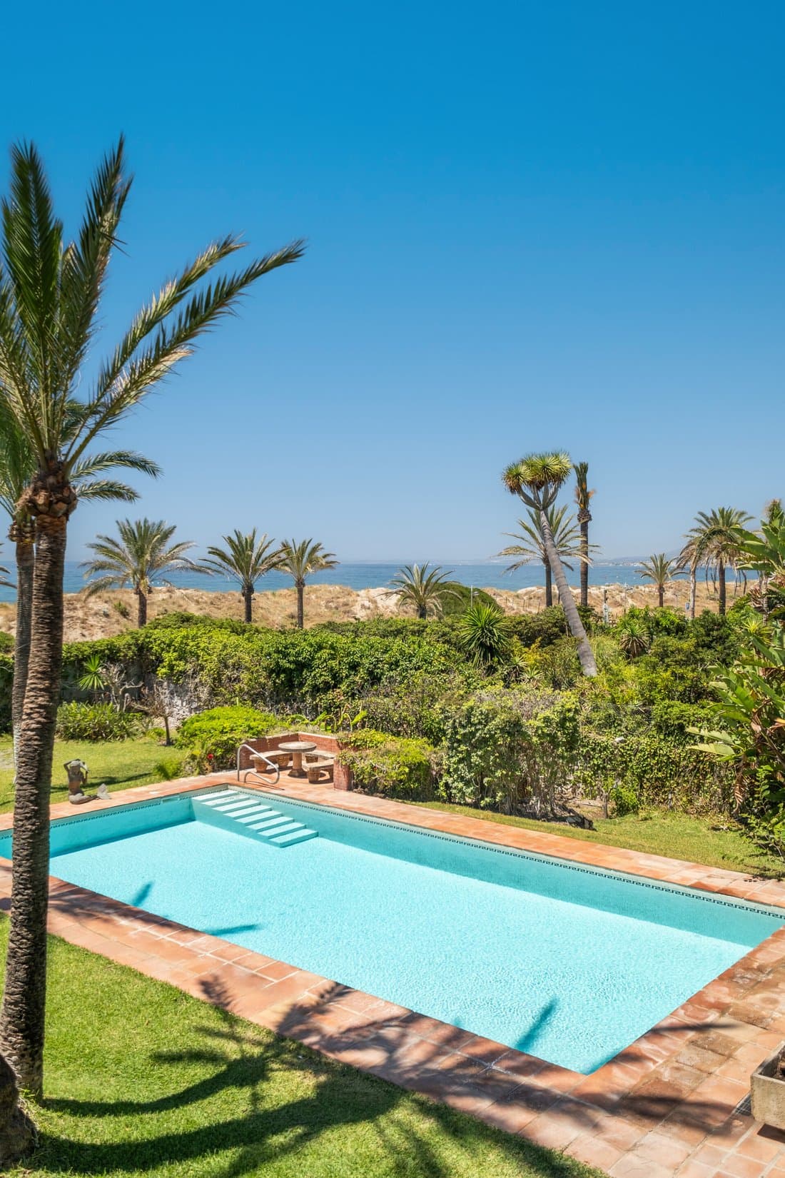 Frontline Beach Villa With Big Opportunity In La In Marbella, Andalusia, Spain