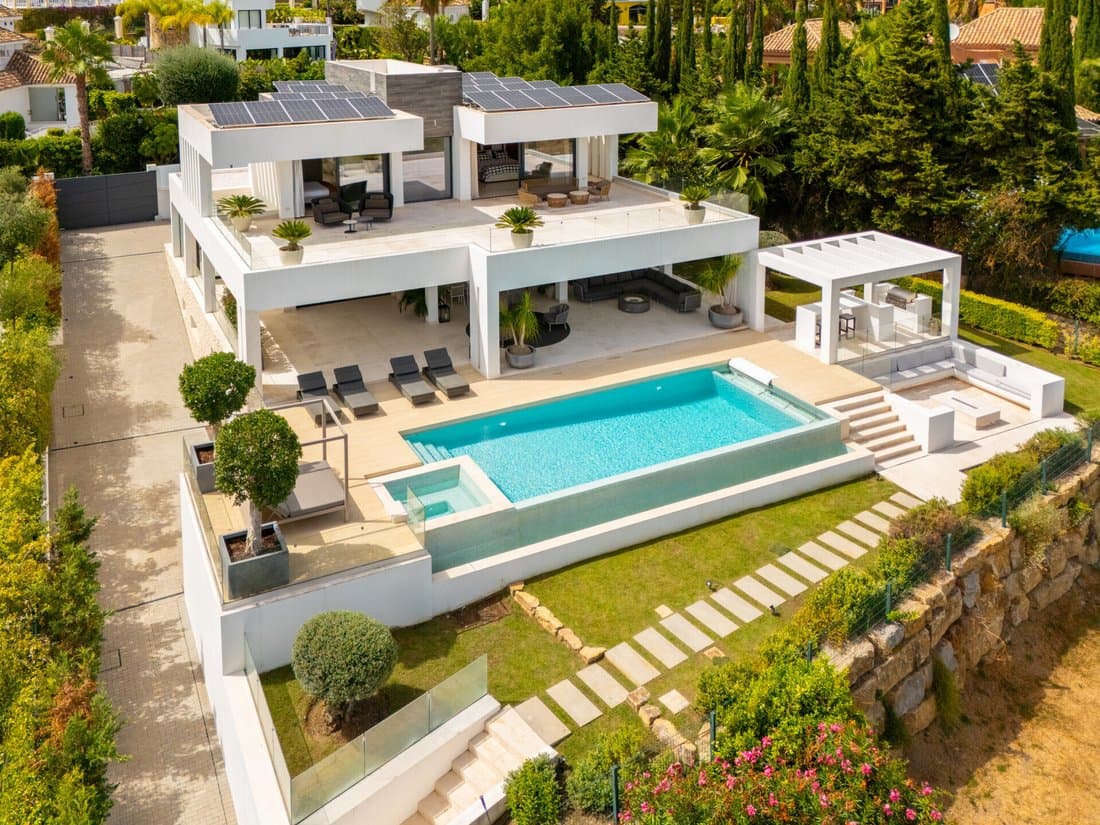 A Contemporary Golfside Masterpiece In Nueva In Marbella, Andalusia, Spain