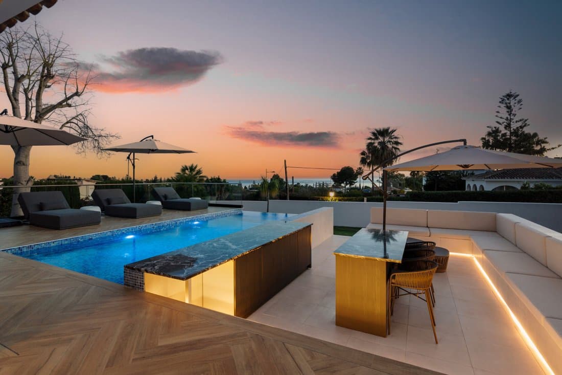 This Exceptional 7 Bedroom, 7 Bathroom Villa In In Marbella, Andalusia, Spain