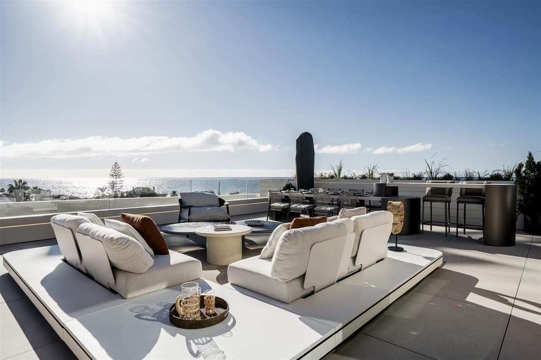 Newly Built Duplex Apartment Sea Front In In Marbella, Andalusia, Spain
