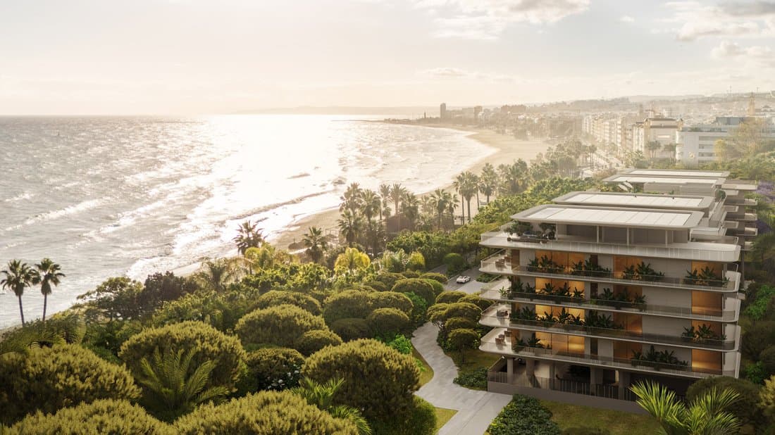 Sophisticated 3 Bedroom Penthouse In Beachfront In Estepona, Andalusia, Spain