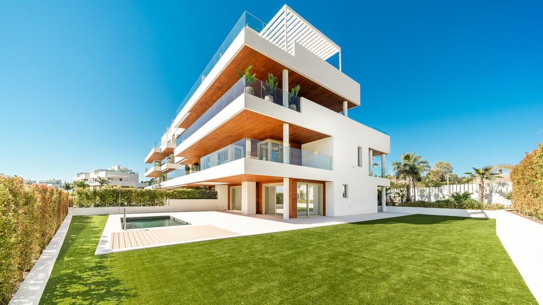 Elegant Triplex Residence With Private Garden In Golden Mile, Andalusia, Spain