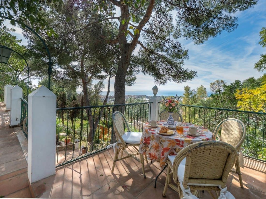 Andalusian Style Villa With Panoramic Sea Views In Marbella, Andalusia, Spain