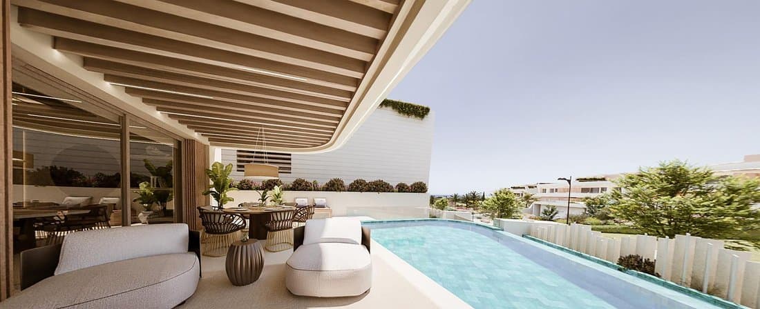 New Build 3 Bedroom House With 215 M² Terrace For In Marbella, Andalusia, Spain