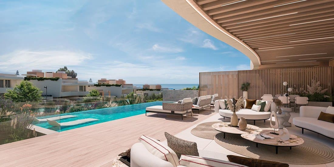New Build 3 Bedroom House With 215 M² Terrace For In Marbella, Andalusia, Spain
