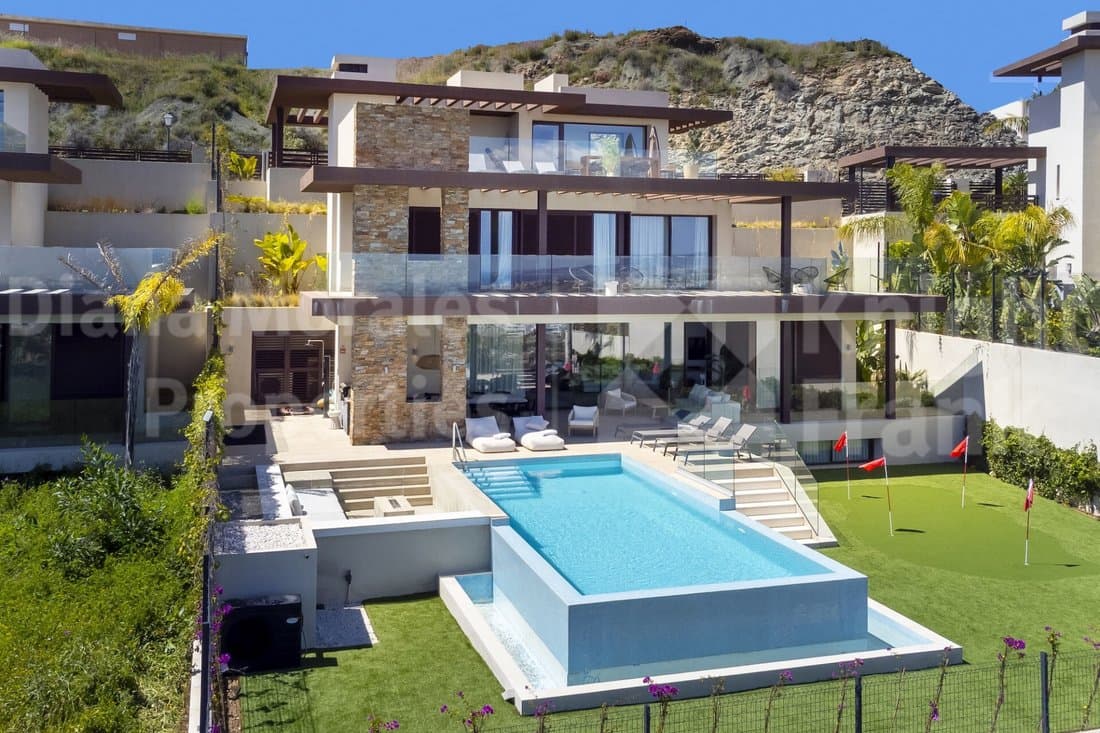 Modern Villa With Panoramic Views In La Alquería In Benahavis, Andalusia, Spain