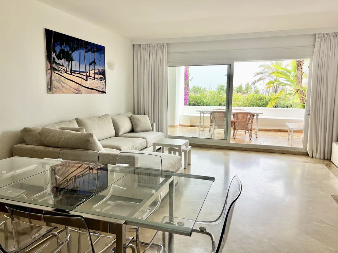 Ground Floor Apartment In Palm Beach In Rio Real, Marbella, Andalusia
