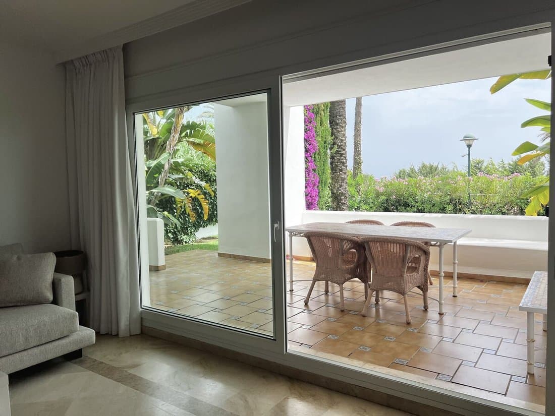 Ground Floor Apartment In Palm Beach In Rio Real, Marbella, Andalusia