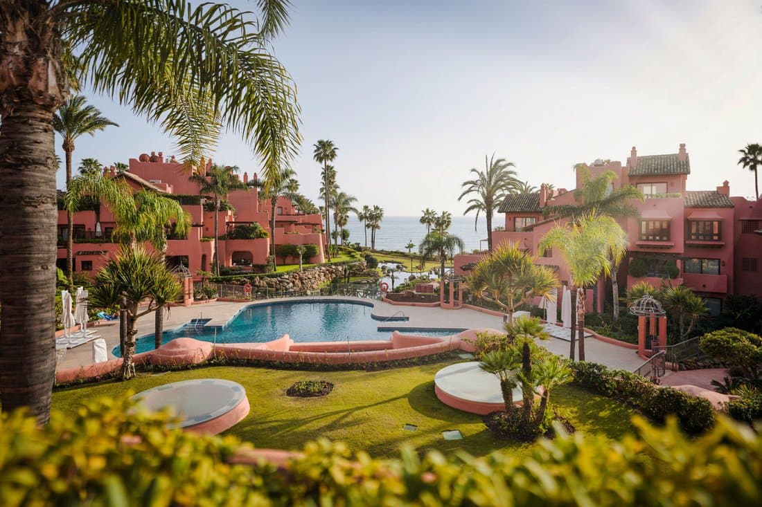 3 Bedroom Beachfront Duplex Penthouse In Cabo In Golden Mile, Andalusia, Spain