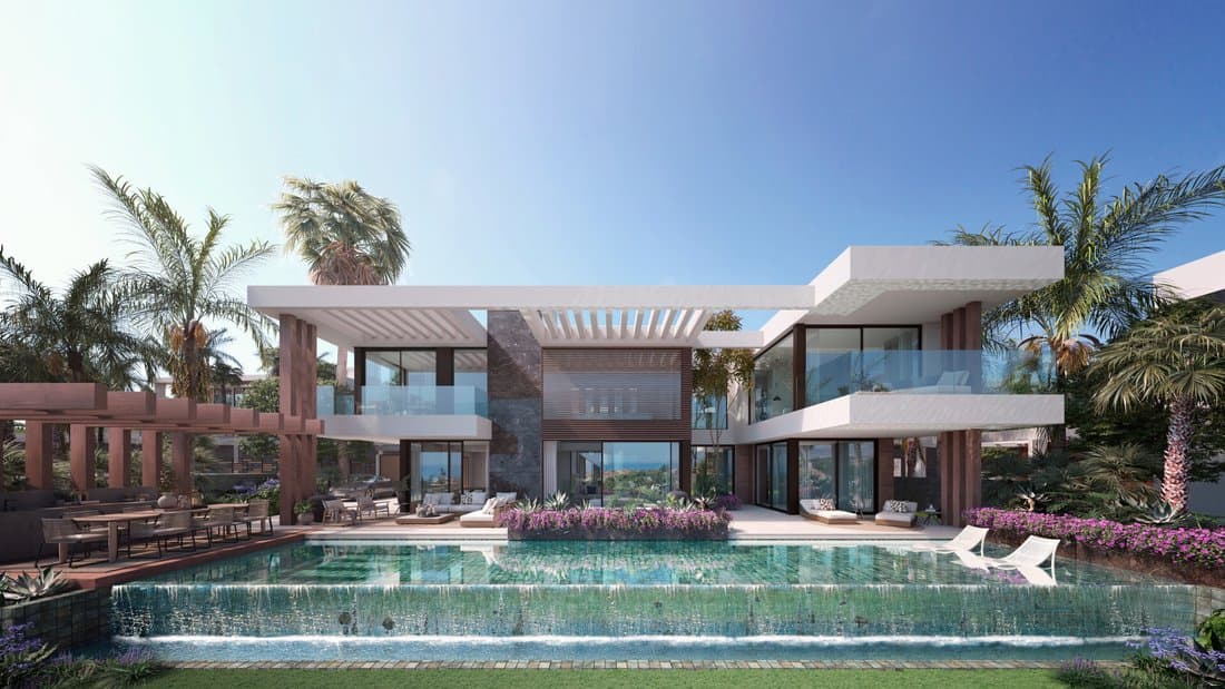 Prestigious Contemporary Villas In Nueva In Marbella, Andalusia, Spain