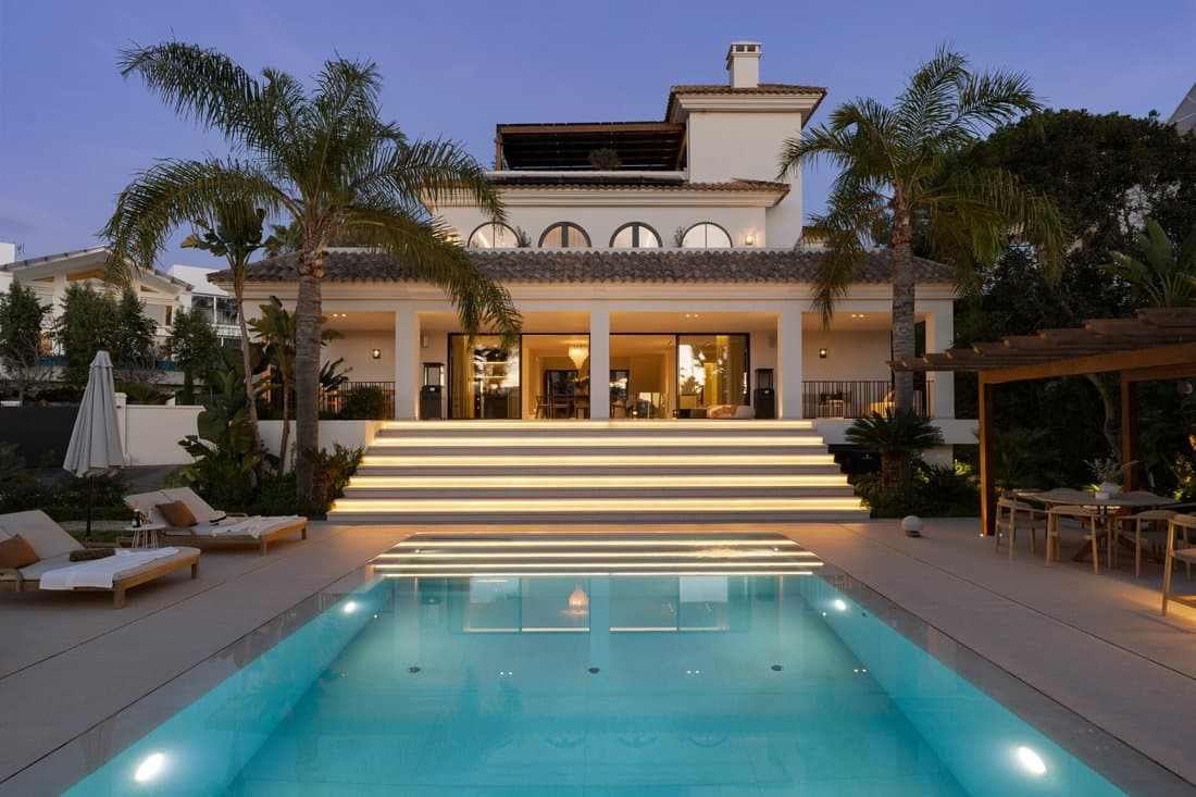 High End Renovated Villa In Los Naranjos In Puerto Banus, Marbella, Spain