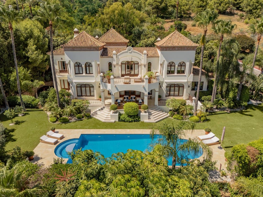 Private Hillside Residence Overlooking The In Sierra Blanca, Marbella, Spain
